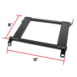 1992-2001 Honda Civic Acura Integra Tensile Steel Racing Seat Mounting Brackets - 2PCS