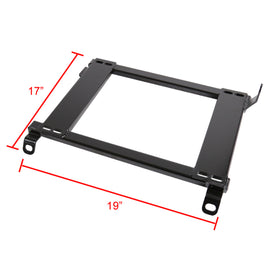 thumbnail image 2 of Pair Tensile Racing Bucket Seat Mounting Brackets – Fits 1988-1991 Honda CRX, Newpoint Motor NPM50685 2 of 4