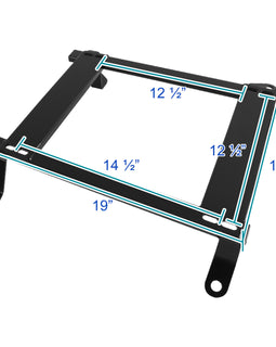 2003-2009 Nissan 350Z Tensile Steel Racing Seat Mounting Brackets - 2PCS