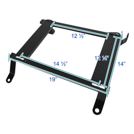 2003-2009 Nissan 350Z Tensile Steel Racing Seat Mounting Brackets - 2PCS
