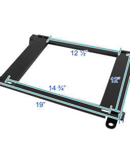 1999-2005 BMW E46 3 Series Coupe Tensile Steel Racing Seat Mounting Brackets - 2PCS