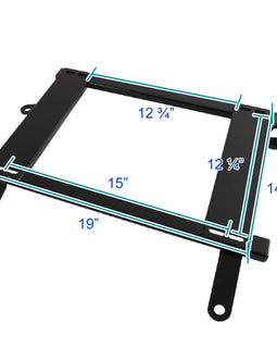 2002-2006 Mitsubishi Lancer/Evo 7/8/CT9A Tensile Steel Racing Seat Mounting Brackets - 2PCS