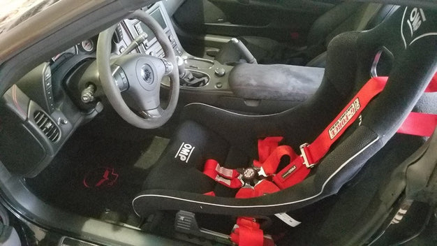 Chevrolet Corvette (2005-2019) [Excluding ZR1] Planted Seat Bracket - Driver (Left) *Seat belt tab on inboard and outboard sides